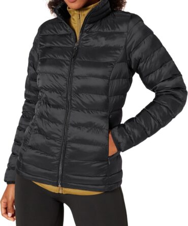 Women Lightweight Long-Sleeve Water-Resistant Packable Puffer Jacket (Available in Plus Size)